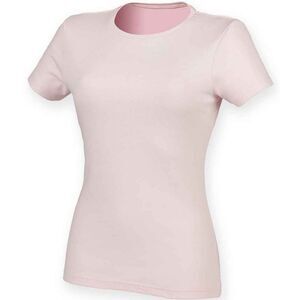 SF Womens/Ladies Feel Good T-Shirt / Baby Pink